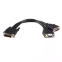 StarTech.com 8 colių LFH 59 kištukas į dvi VGA lizdų DMS 59 kabelis