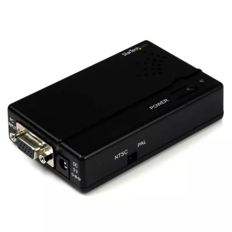 StarTech.com didelės raiškos VGA į kompozitinį (RCA) arba S-Video keitiklis - kompiuteris prie TV