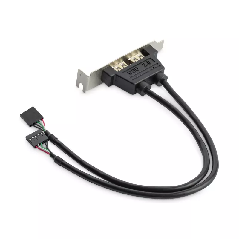 “StarTech.com” 2 prievadų USB A lizdas žemo profilio lizdo plokštės adapteris