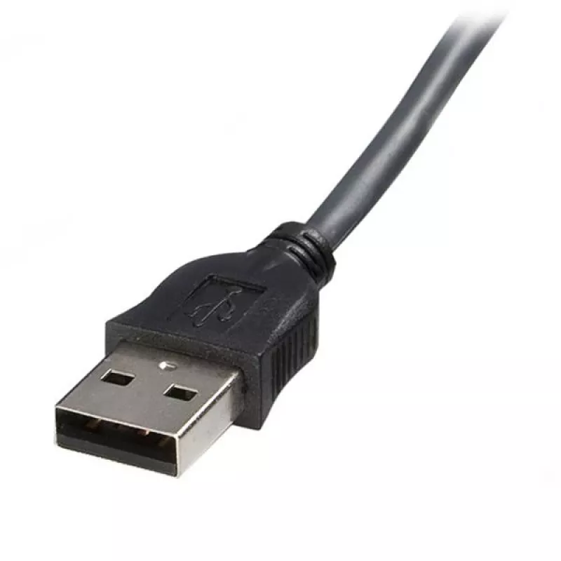 StarTech.com 1,8 m itin plonas USB VGA 2-in-1 KVM laidas, juodas, VGA, USB A + VGA, kištukas/kištukas, 189 g