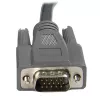 StarTech.com 1,8 m itin plonas USB VGA 2-in-1 KVM laidas, juodas, VGA, USB A + VGA, kištukas/kištukas, 189 g
