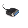 StarTech.com 10 pėdų USB į lygiagretų spausdintuvo adapterį - V/V, juodas, Centronics, USB Type-A, 30,5 m, Vyriškas/Vyriškas, CE, RoHS