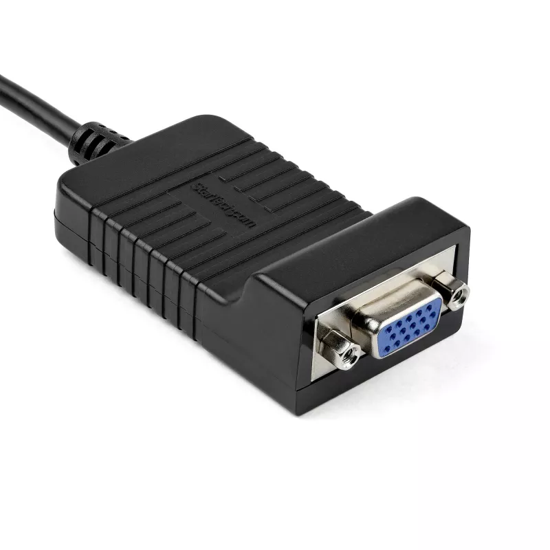StarTech.com DisplayPort į VGA adapteris - aktyvus DP į VGA keitiklis - 1080p vaizdo įrašas - Patvarus - DP/DP++ šaltinis į VGA monitoriaus kabelio adapterio raktas - DP 1.2 į VGA - Užfiksuojanti DP jungtis