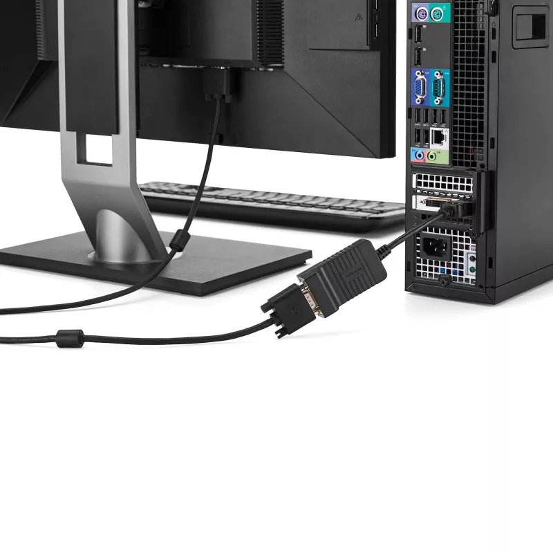 StarTech.com DisplayPort į VGA adapteris - aktyvus DP į VGA keitiklis - 1080p vaizdo įrašas - Patvarus - DP/DP++ šaltinis į VGA monitoriaus kabelio adapterio raktas - DP 1.2 į VGA - Užfiksuojanti DP jungtis