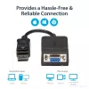 StarTech.com DisplayPort į VGA adapteris - aktyvus DP į VGA keitiklis - 1080p vaizdo įrašas - Patvarus - DP/DP++ šaltinis į VGA monitoriaus kabelio adapterio raktas - DP 1.2 į VGA - Užfiksuojanti DP jungtis