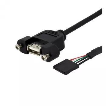 StarTech.com 1 pėdos skydelyje montuojamas USB laidas - USB A į pagrindinės plokštės antraštės laidą F/F