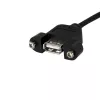 StarTech.com 1 pėdos skydelyje montuojamas USB laidas - USB A į pagrindinės plokštės antraštės laidą F/F