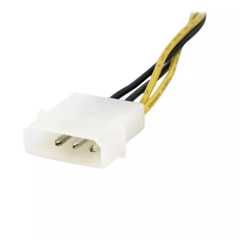 StarTech.com 6 colių 4 kontaktų į 8 kontaktų EPS maitinimo adapteris su LP4 - patinas/motina