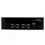 “StarTech.com” 4 prievadų DVI VGA dviejų monitorių KVM jungiklis USB su garso ir USB 2.0 šakotuvu