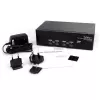 “StarTech.com” 4 prievadų DVI VGA dviejų monitorių KVM jungiklis USB su garso ir USB 2.0 šakotuvu