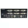 StarTech.com 2 prievadų dvigubas DVI USB KVM komutatorius su garso ir USB 2.0 šakotuvu