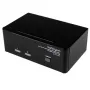 StarTech.com 2 prievadų DVI VGA dviejų monitorių KVM jungiklis USB su garso ir USB 2.0 šakotuvu