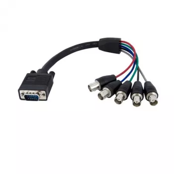 StarTech.com 0,3 m Coax HD15 VGA į 5 BNC RGBHV monitoriaus kabelis – kištukinis / lizdinis