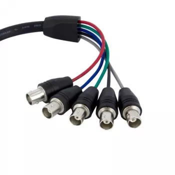 StarTech.com 0,3 m Coax HD15 VGA į 5 BNC RGBHV monitoriaus kabelis – kištukinis / lizdinis