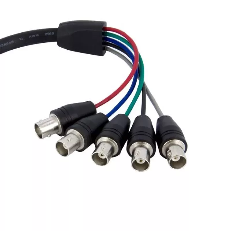 StarTech.com 0,3 m Coax HD15 VGA į 5 BNC RGBHV monitoriaus kabelis – kištukinis / lizdinis