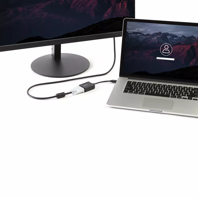StarTech.com Mini DisplayPort į DVI adapteris - Mini DP į DVI-D keitiklis - 1080p vaizdas - VESA sertifikuotas - mDP arba Thunderbolt 1/2 Mac/PC į DVI monitorių - mDP 1.2 į DVI vieno kanalo adapteris