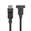 StarTech.com 3 pėdų (1 m) skydelyje montuojamas DisplayPort laidas – 4K x 2K – DisplayPort 1.2 ilginimo laidas iš kištuko į lizdą – DP vaizdo ilgintuvas su skydelyje montuojama DP jungtimi – DP monitoriaus laidas