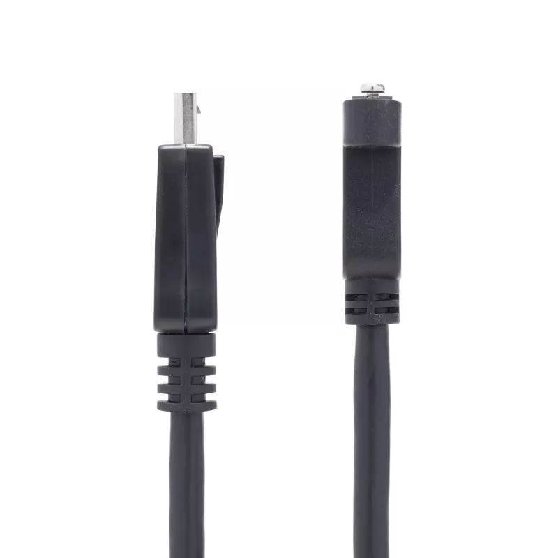 StarTech.com 3 pėdų (1 m) skydelyje montuojamas DisplayPort laidas – 4K x 2K – DisplayPort 1.2 ilginimo laidas iš kištuko į lizdą – DP vaizdo ilgintuvas su skydelyje montuojama DP jungtimi – DP monitoriaus laidas