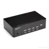 StarTech.com 4 prievadų HDMI KVM jungiklis - 4K 30Hz - dvigubas ekranas