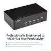 StarTech.com 4 prievadų HDMI KVM jungiklis - 4K 30Hz - dvigubas ekranas