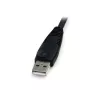 StarTech.com 6 pėdų 4-in-1 USB DisplayPort KVM komutatoriaus kabelis su garsu ir mikrofonu