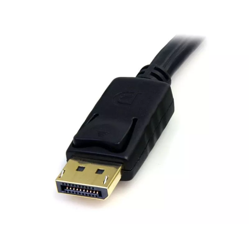 StarTech.com 6 pėdų 4-in-1 USB DisplayPort KVM komutatoriaus kabelis su garsu ir mikrofonu