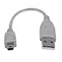 StarTech.com 6 colių Mini USB 2.0 laidas - A į Mini B, 0,152 m, USB A, Mini-USB B, USB 2.0, kištukas/kištukas, pilkas