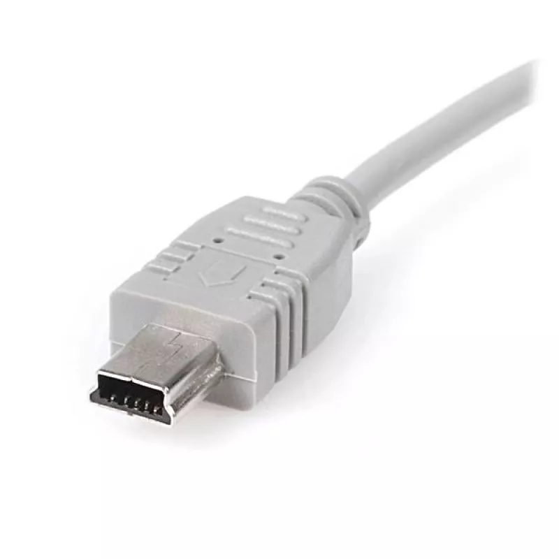 StarTech.com 6 colių Mini USB 2.0 laidas - A į Mini B, 0,152 m, USB A, Mini-USB B, USB 2.0, kištukas/kištukas, pilkas