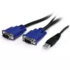 StarTech.com 16 prievadų 1U montuojamas stovo USB KVM jungiklio rinkinys su ekrano meniu ir kabeliais