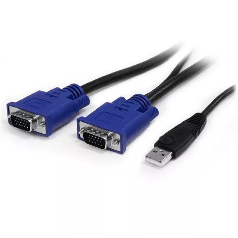 StarTech.com 16 prievadų 1U montuojamas stovo USB KVM jungiklio rinkinys su ekrano meniu ir kabeliais