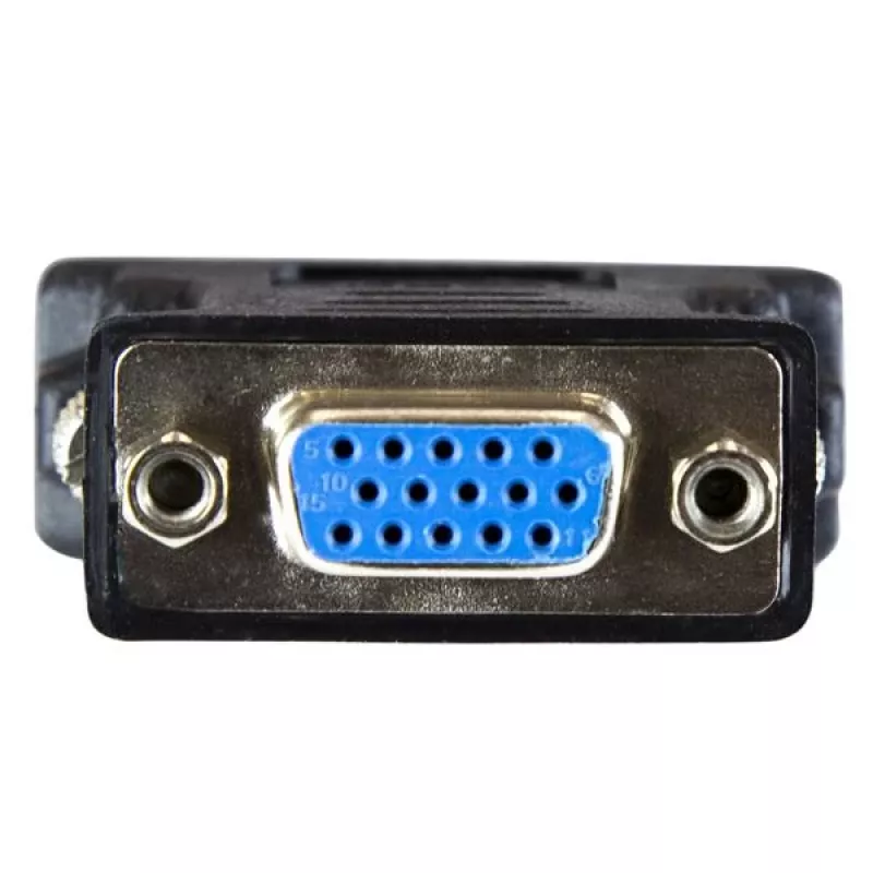 StarTech.com DVI į VGA kabelio adapteris – juodas – M/F, DVI-I, VGA, juodas