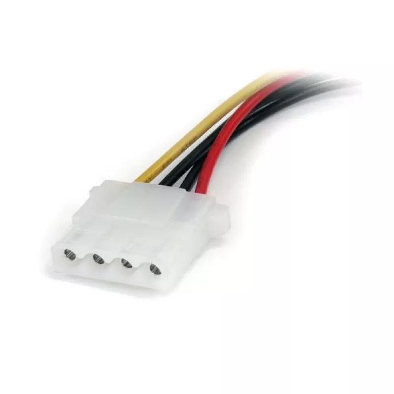 StarTech.com 6 colių SATA–LP4 maitinimo laido adapteris – F/M, Molex (4 kontaktai), SATA 15 kontaktų, 0,1524 m, vyriška, vyriška, tiesus