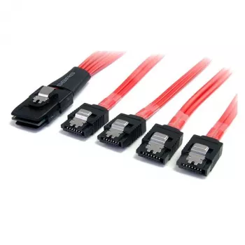 StarTech.com 50cm Serial Attached SCSI SAS laidas - SFF-8087 į 4x užfiksuojamus SATA