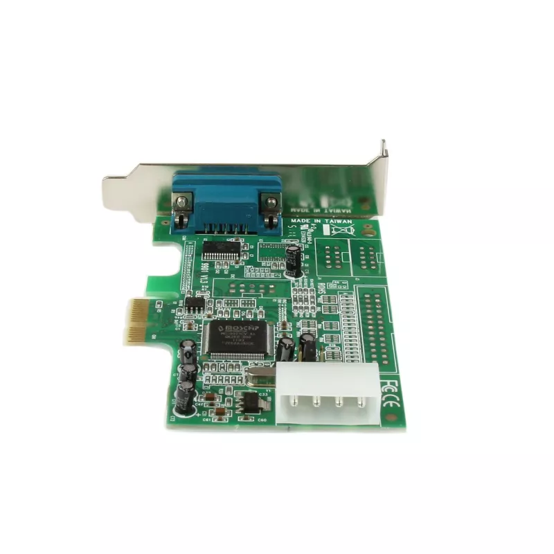 StarTech.com 1 prievado PCI Express RS232 nuoseklusis adapteris - PCIe RS232 nuoseklusis valdiklio kortelė - PCIe į nuoseklųjį DB9 - 16550 UART - Žemo profilio išplėtimo kortelė - Windows ir Linux