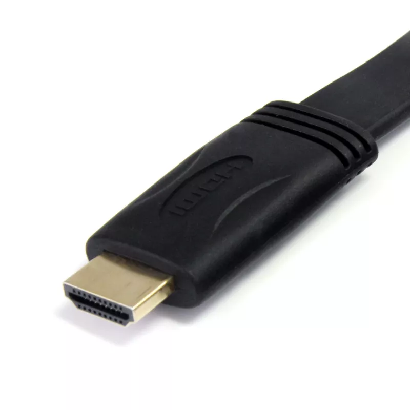 StarTech.com 1,8m Plokščias Didelės Spartos HDMI Kabelis su Ethernet – Ultra HD 4k x 2k HDMI Kabelis – HDMI į HDMI V/V~6 pėdų Plokščias Didelės Spartos HDMI Kabelis su Ethernet – Ultra HD 4k x 2k HDMI Kabelis – HDMI į HDMI V/V