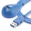 „StarTech.com“ 5 pėdų (1,5 m) stalinis itin spartus USB 3.0 ilginimo laidas A – A (kištukas/lizdas)