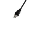 StarTech.com 1 pėdos Mini USB 2.0 laidas – USB A į Mini B kištukas/lizdas, 0,3 m, USB A, Mini-USB B, kištukas/lizdas, 0,48 Gbit/s, juodas