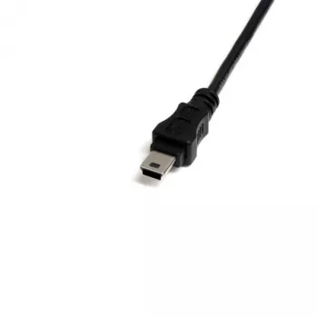 StarTech.com 1 pėdos Mini USB 2.0 laidas – USB A į Mini B kištukas/lizdas, 0,3 m, USB A, Mini-USB B, kištukas/lizdas, 0,48 Gbit/s, juodas