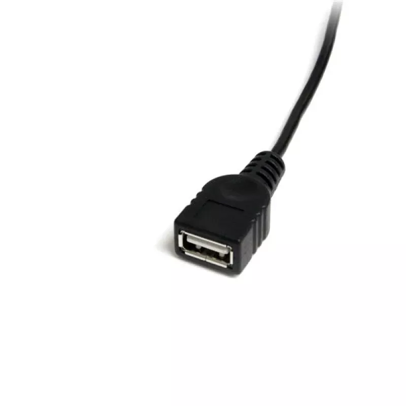 StarTech.com 1 pėdos Mini USB 2.0 laidas – USB A į Mini B kištukas/lizdas, 0,3 m, USB A, Mini-USB B, kištukas/lizdas, 0,48 Gbit/s, juodas