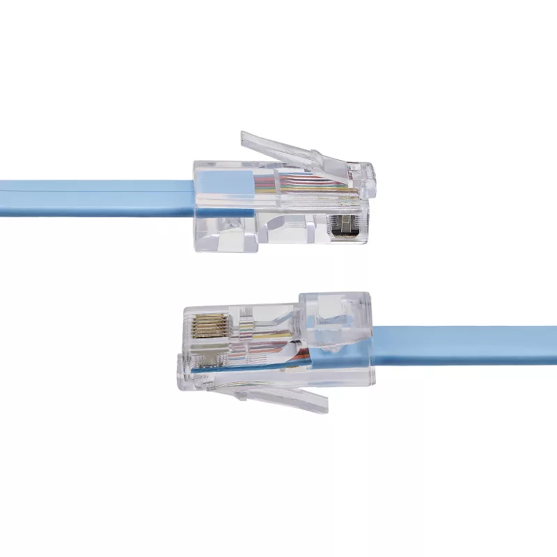 StarTech.com 6 ft Cisco Console Rollover Cable - RJ45 M/M, 1.8 m, RJ-45, RJ-45, mėlynas