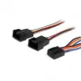 StarTech.com 12 colių 4 kontaktų ventiliatoriaus maitinimo skirstytuvo kabelis - F/M, Molex (4 kontaktų), Molex (4 kontaktų), 0,31 m, Vyriška, Moteriška, Daugiaspalvis