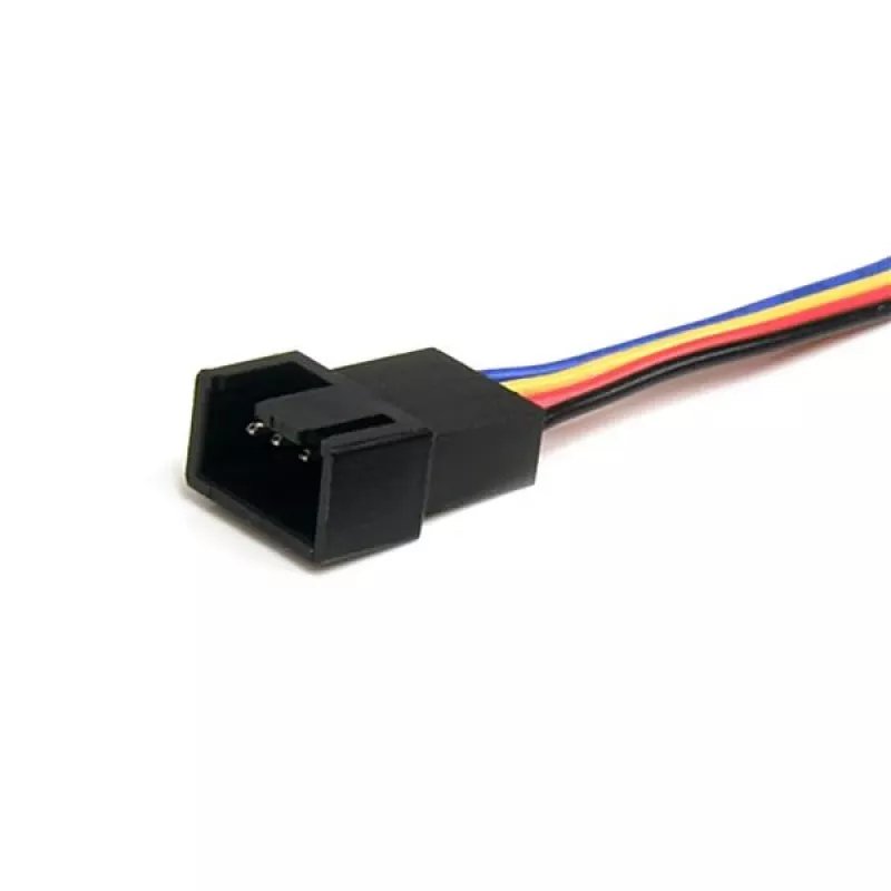 StarTech.com 12 colių 4 kontaktų ventiliatoriaus maitinimo skirstytuvo kabelis - F/M, Molex (4 kontaktų), Molex (4 kontaktų), 0,31 m, Vyriška, Moteriška, Daugiaspalvis