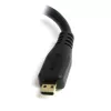 StarTech.com Micro HDMI į HDMI adapteris – 4K 30Hz vaizdo – patvarus didelės spartos Micro HDMI Type-D į HDMI 1.4 keitiklis / kabelio adapterio raktas – Ultra HD HDMI monitoriai, televizoriai ir ekranai – M/F
