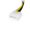 StarTech.com 6 colių LP4 į 8 kontaktų PCI Express vaizdo plokštės maitinimo kabelio adapteris