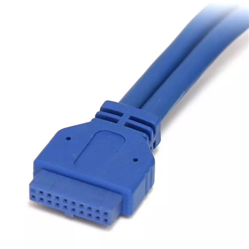 StarTech.com 2 prievadų skydo tvirtinimo USB 3.0 kabelis - USB A į pagrindinės plokštės lizdo kabelis F/F