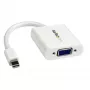 StarTech.com Mini DisplayPort į VGA adapteris - Aktyvus Mini DP į VGA keitiklis - 1080p vaizdas - mDP arba Thunderbolt 1/2 Mac/PC prie VGA monitoriaus/projektoriaus/ekrano - mDP 1.2 į VGA dongle - Balta