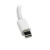 StarTech.com Mini DisplayPort į VGA adapteris - Aktyvus Mini DP į VGA keitiklis - 1080p vaizdas - mDP arba Thunderbolt 1/2 Mac/PC prie VGA monitoriaus/projektoriaus/ekrano - mDP 1.2 į VGA dongle - Balta