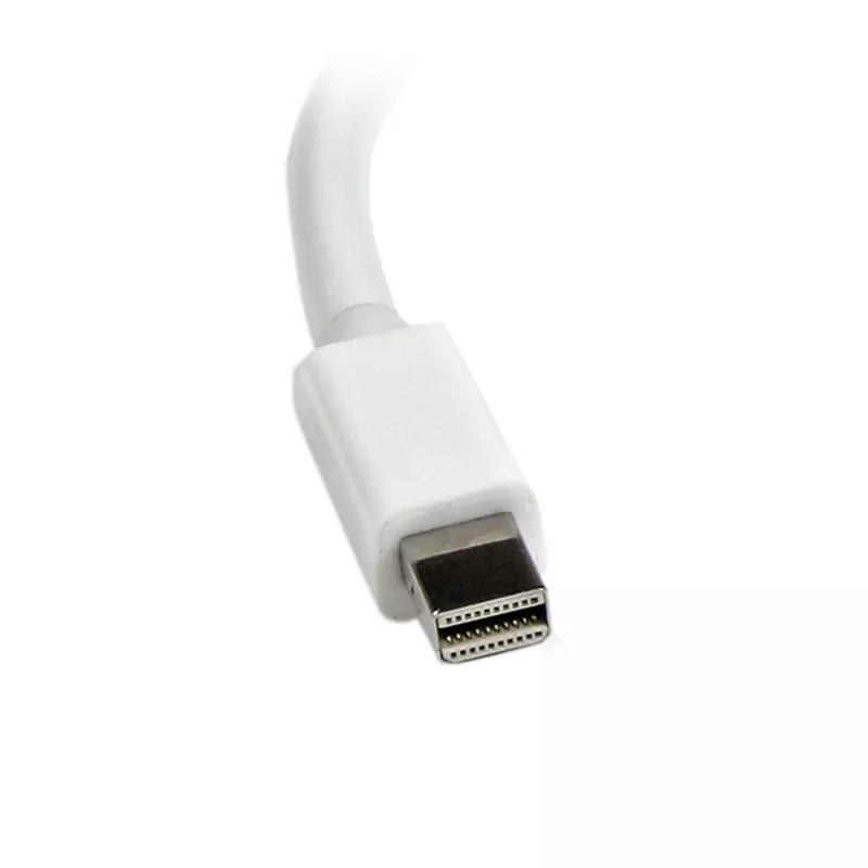 StarTech.com Mini DisplayPort į VGA adapteris - Aktyvus Mini DP į VGA keitiklis - 1080p vaizdas - mDP arba Thunderbolt 1/2 Mac/PC prie VGA monitoriaus/projektoriaus/ekrano - mDP 1.2 į VGA dongle - Balta