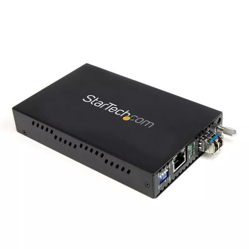 StarTech.com 1000 Mbps Gigabit vienmodis šviesolaidinis medijos keitiklis LC 40 km