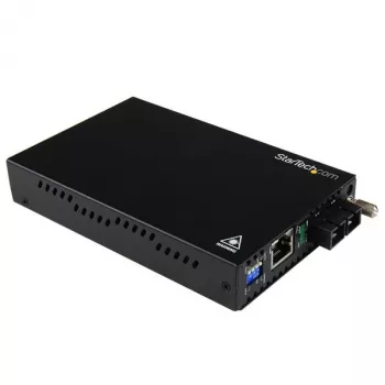 StarTech.com Gigabit Ethernet daugiarežimio šviesolaidžio medijos keitiklis SC 550m - 1000 Mbps